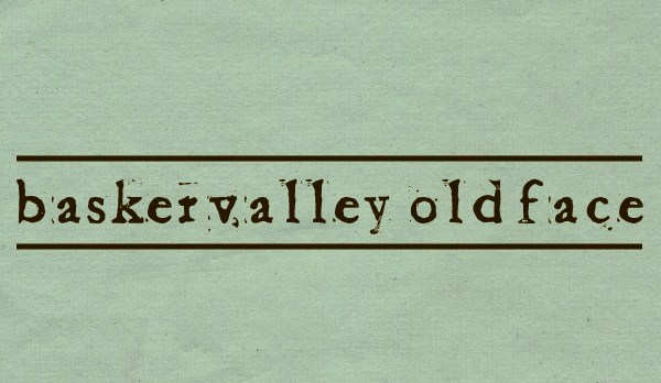 Baketvalley Old Face
